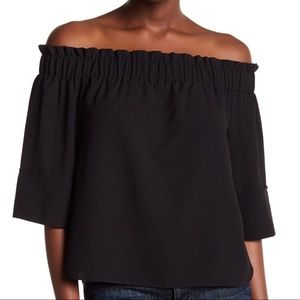 Rachel Roy off the shoulder top